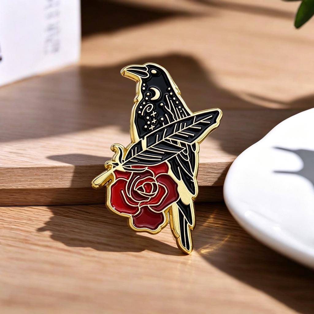 Creative Butterfly Design Pin Brooch for Jackets Bags Hats