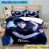 3PCS Custom Name Wednesday Bedding Set, Bedding Set Including 1pc Duvet Cover And 2pcs Pillowcases for Bedroom,Dormitory Gift