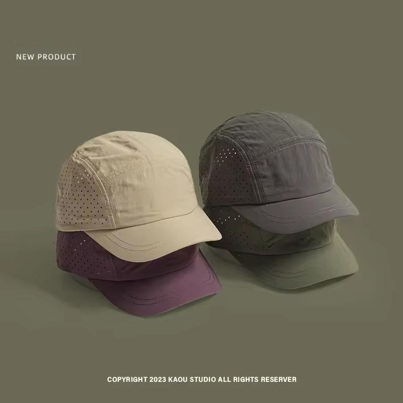 Summer Thin Breathable Mesh Baseball Caps for Men and Women Outdoor Camping Leisure Sun Protection Quick-drying Hiking Hats