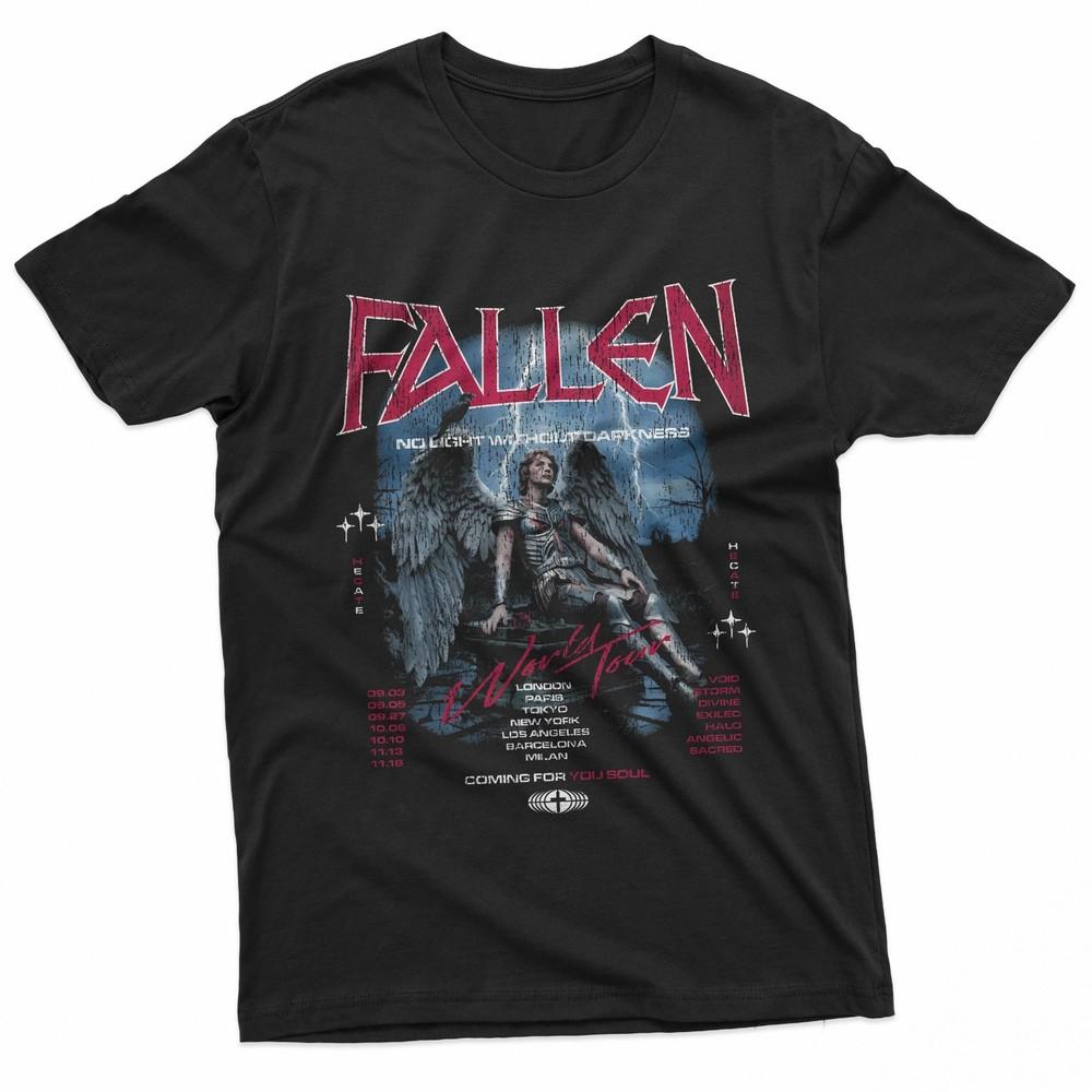 Fallen Angel Vintage Streetwear Urban Hip Hop Metal Rock Y2K TShirt Unisex T-Shirt XXXL