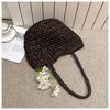 Luxury Retro Woven Hollow Shoulder Tote
