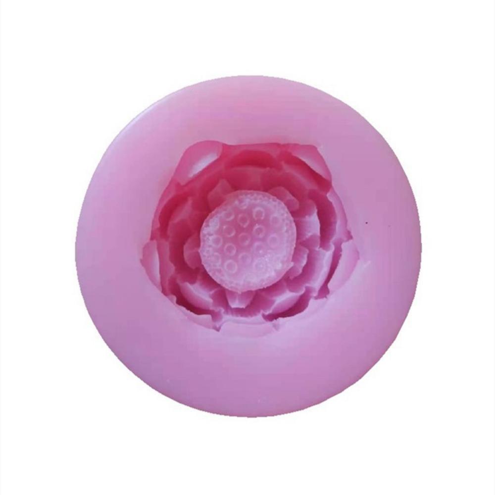 3D Lotus Cake Chocolate Mold Liquid Silicone Mold