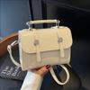 New Retro Niche Commuter Handbag Women's Fashion Versatile Shoulder Bag Solid Color Simple Trend Messenger Bag