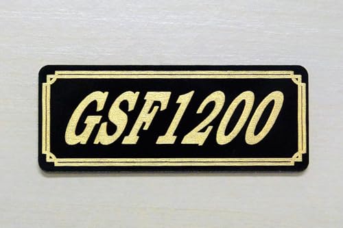

QE-628-3 GSF1200 Suzuki Exterior Tank Custom Parts Black and Gold Original Sticker