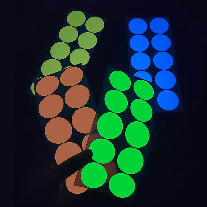 8-126 szt. Świecące w ciemności naklejki ścienne gwiazdki, okrągłe kropki, DIY dekoracja pokoju