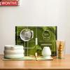 4-7pcs Handmade Home Easy Clean Matcha Tea Set Tool Stand Kit Bowl Whisk Scoop Gift Ceremony Traditional Japanese Accessories
