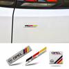 Aluminum car badge stickers can be freely pasted on the car body For Opel Insignia Astra Antara Meriva Zafira H G Corsa