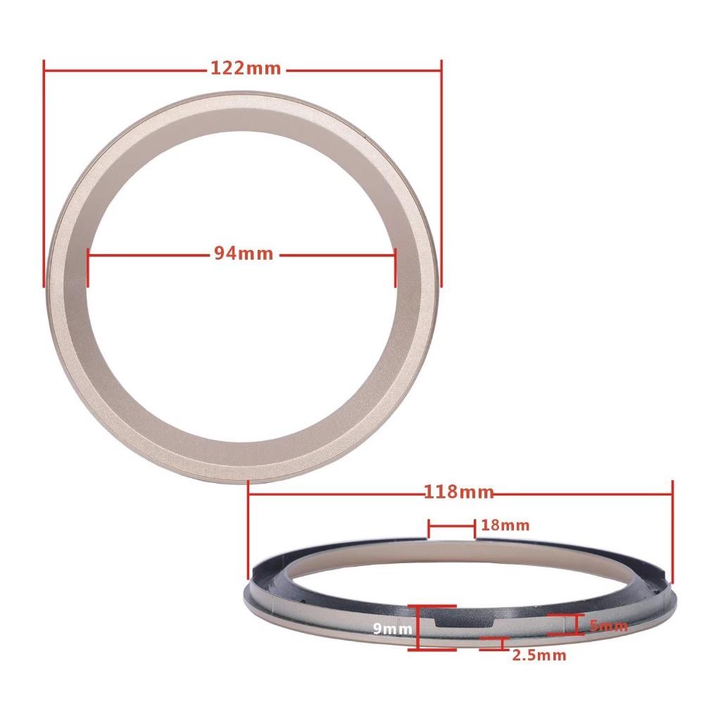 3/4/5/6.5/8 inch Speaker Trim Ring Plastic Speaker Bezel Grille Bezel Loudspeaker Grille