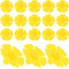 20Pcs Bird Feeder Flowers Plastic Replacement Flower Shape Hummingbird Feeder Parts Outdoor Garden Decoration Feeding Port