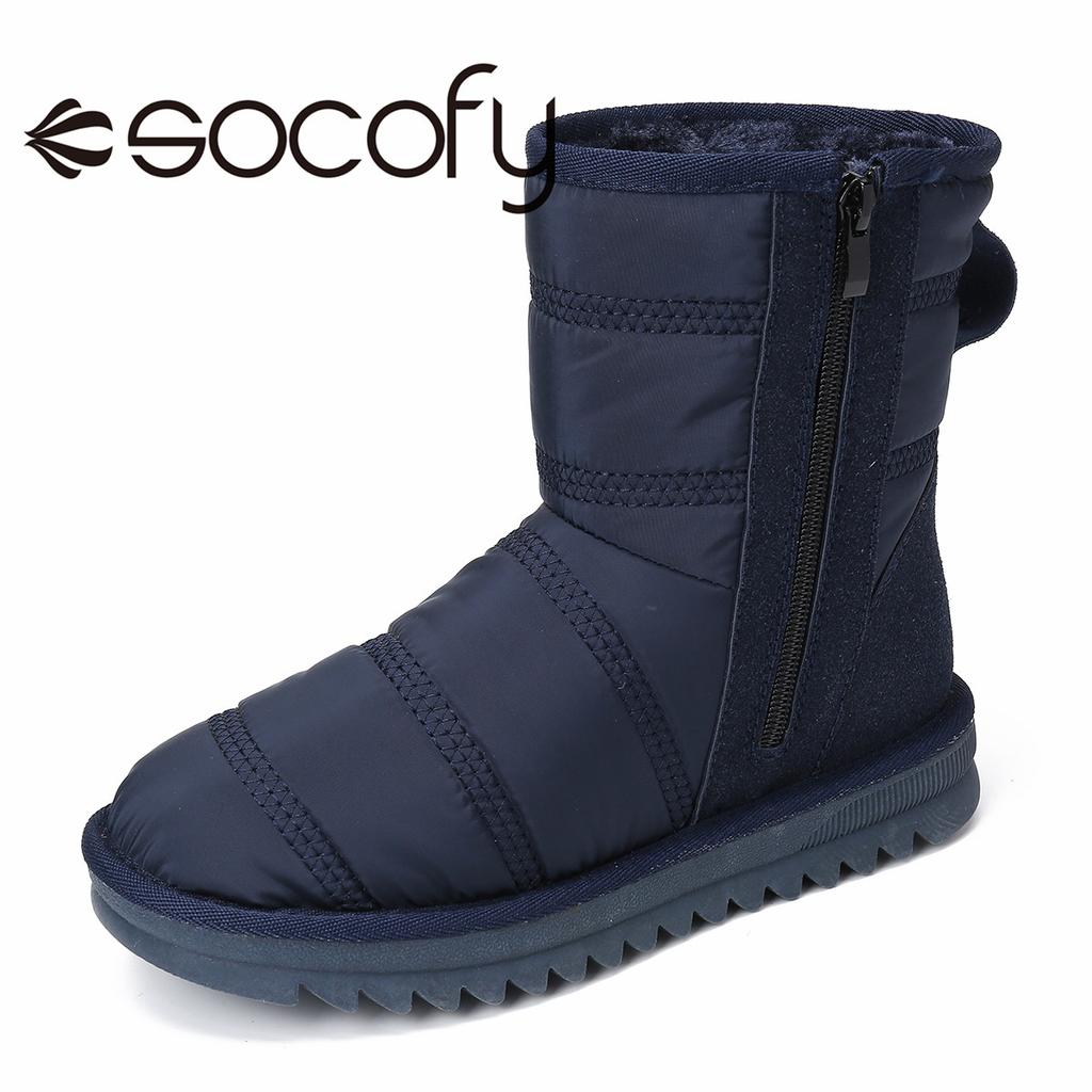Buy SOCOFY Women Boots Fashion Waterproof Snow Boots For Winter Shoes