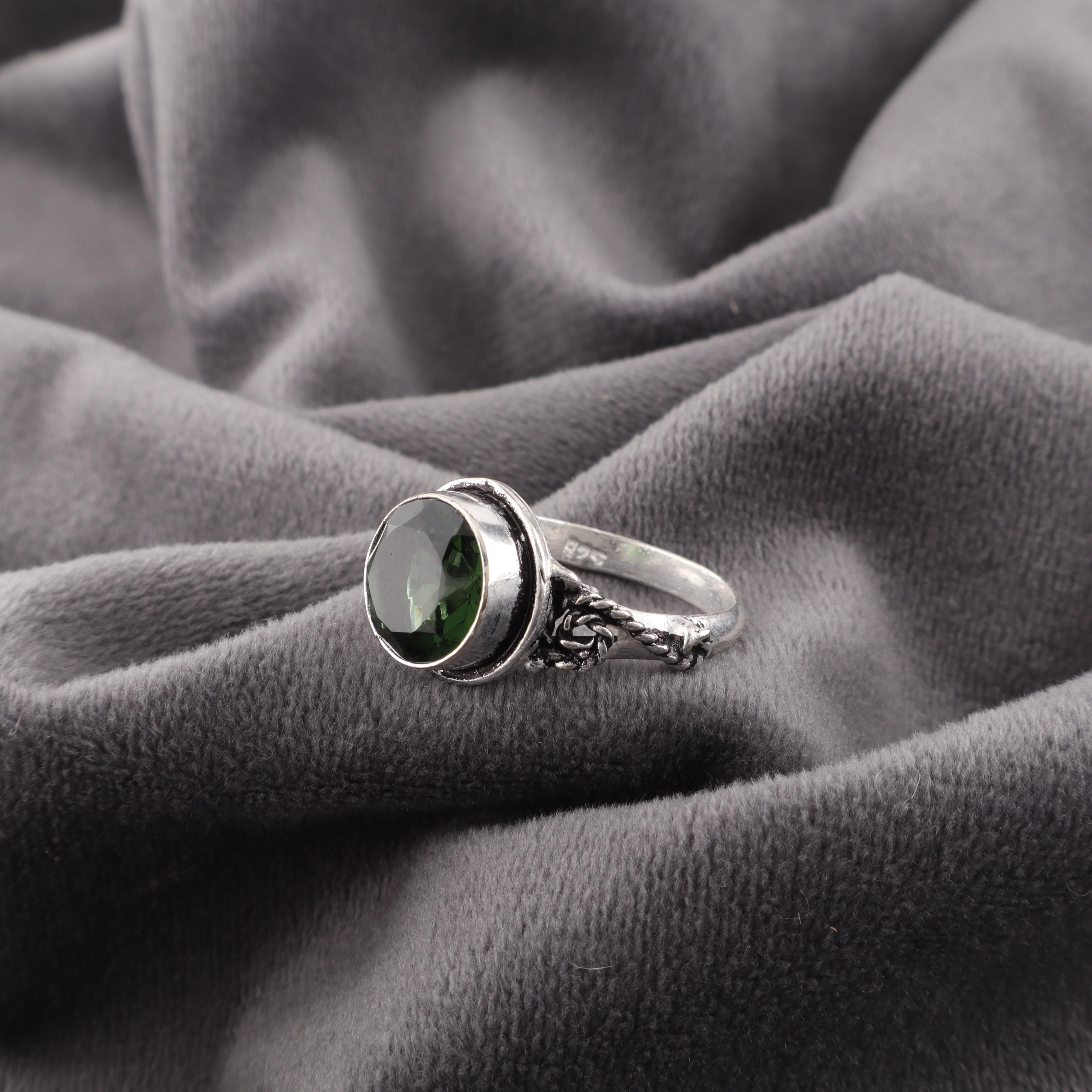 

Ювелирные изделия с драгоценным камнем Зеленый Турмалин, Кольцо из стерлингового серебра 925 пробы, Удивительное кольцо с турмалином, Дизайнерские украшения ручной работы для женщин 12 зелёный