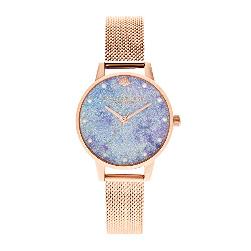 

Авторизованный дилер [OLIVIA BURTON] Часы Olivia Burton Женские [Под морем] OB16US44 Циферблат Deepsea с жемчужными метками и сетчатым ремешком цвета розового золота