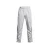 Calças Casuais de Perna Reta com Cintura Elástica e Estampa de Logotipo Calças Masculinas Cinza 1352031-013
