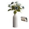 Modern Nordic White Ceramic Vase - Light Luxury Ins Style for Home Decoration and Flower Arrangement