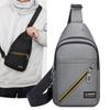 Men's Breast Bag, New Messenger Bag, Casual Men's Bag, Sports Backpack, Trendy Shoulder Bag, Oxford Cloth, Thickened and Wear-resistant.