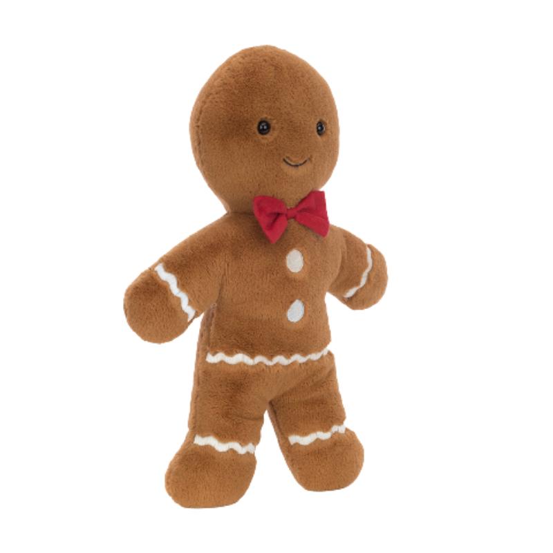 

JELLYCAT Fun Food Series Gingerbread Man Creative Cute Doll Plush Doll 34cm Tall