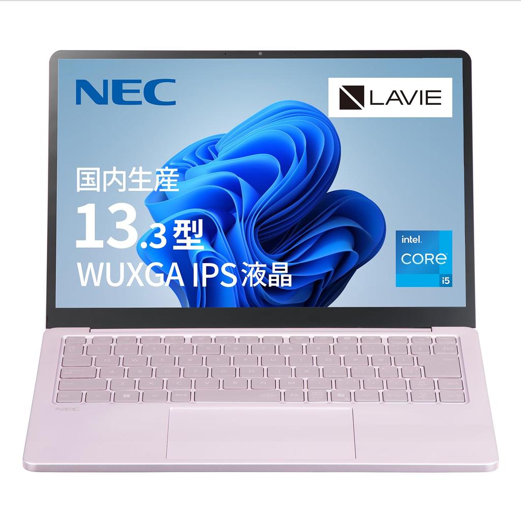 Notebook NEC LAVIE SOL v roce 2024 s Core 16GB 256GB Windows baterie Pohádkově fialová Zrozený z 13,3palcového (Vyrobeno v Japonsku, Podzimní/Zimní edice) i5-1335U, RAM,