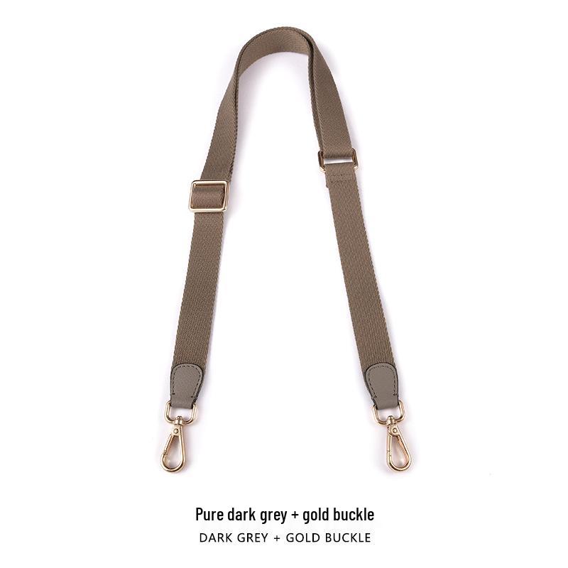 MHS-F-37 2,5CM Jednobarevný Nastavitelný Plátěný Popruh Přes Tělo/Přes Rameno Náhradní