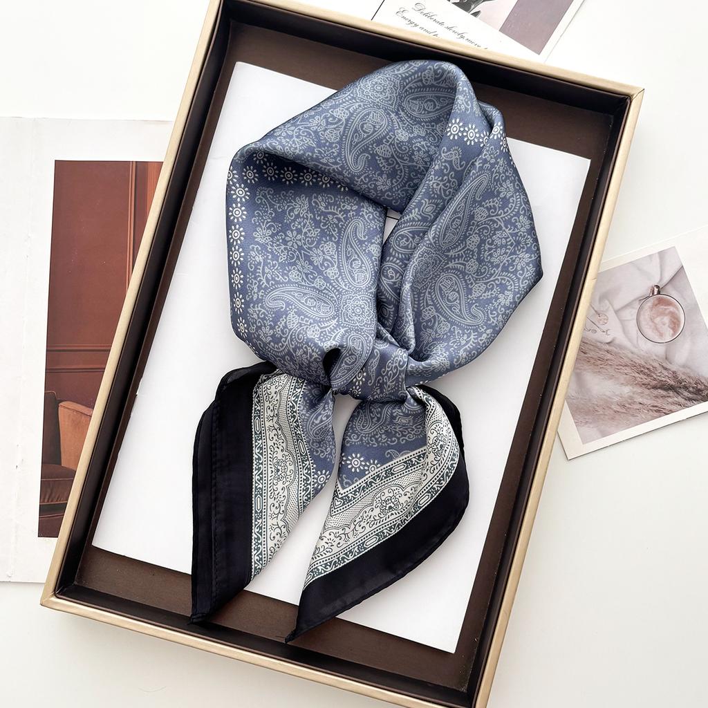 1 buc Eșarfă Pătrată 70*70cm Femei Print de Lux Batic Cap Modă Doamnă Șal de Păr Înfășurare Fular de Gât Femeie Hijab