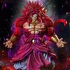 New 30cm Dragon Ball Broli Anime Figure Super Saiyan 4 Broly Figures Statue Collection Model Desk Decoration Christmas Gifts