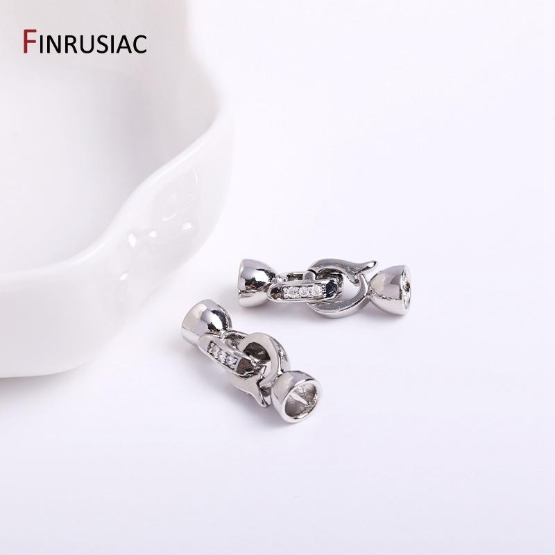 18K Gold Plated Brass Pearl Clasps For Jewelry Making Supplies, Bracelet Nacklace Connectors Jewelry Accessories Wholesale