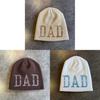 Knit Hat For Men Women With Handdrawn Alphabet Print Warm Street Style