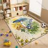 Multiple sizes Mushroom and wildflowers Print Carpet Rug for Living Room Bedroom Sofa Doormat Home Decor Non-slip Floor Mat