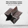 4 PCS with Storage Box Star Shape Leather Cutting Dies Set  for DIY Handicrafts, Leather Bags, Belts