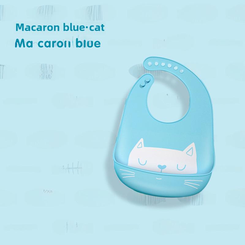 

Водонепроницаемый силиконовый детский слюнявчик с карманом для еды - Одноразовый и пищевой