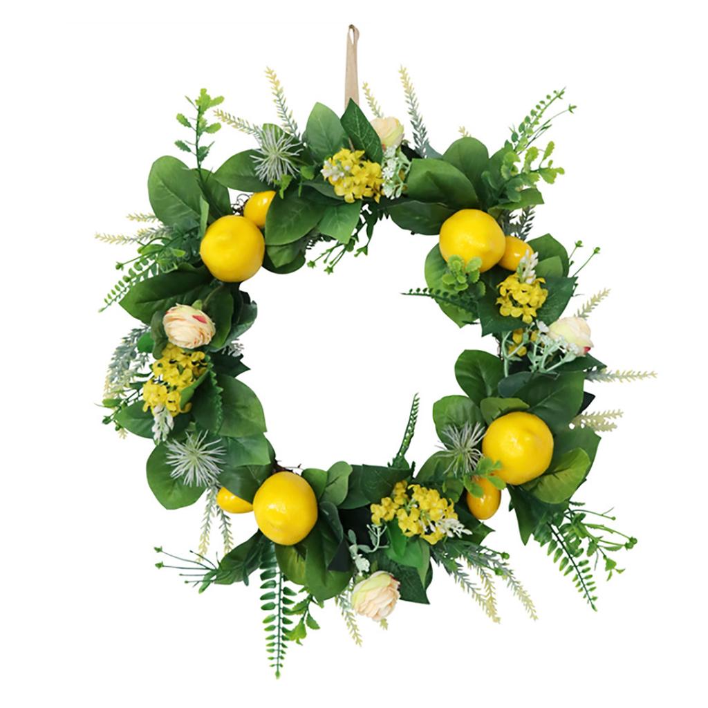 Wreath Cute Shape Handmade Home Decoration Pendant Hanging Wreath for Living Rooms Bedrooms