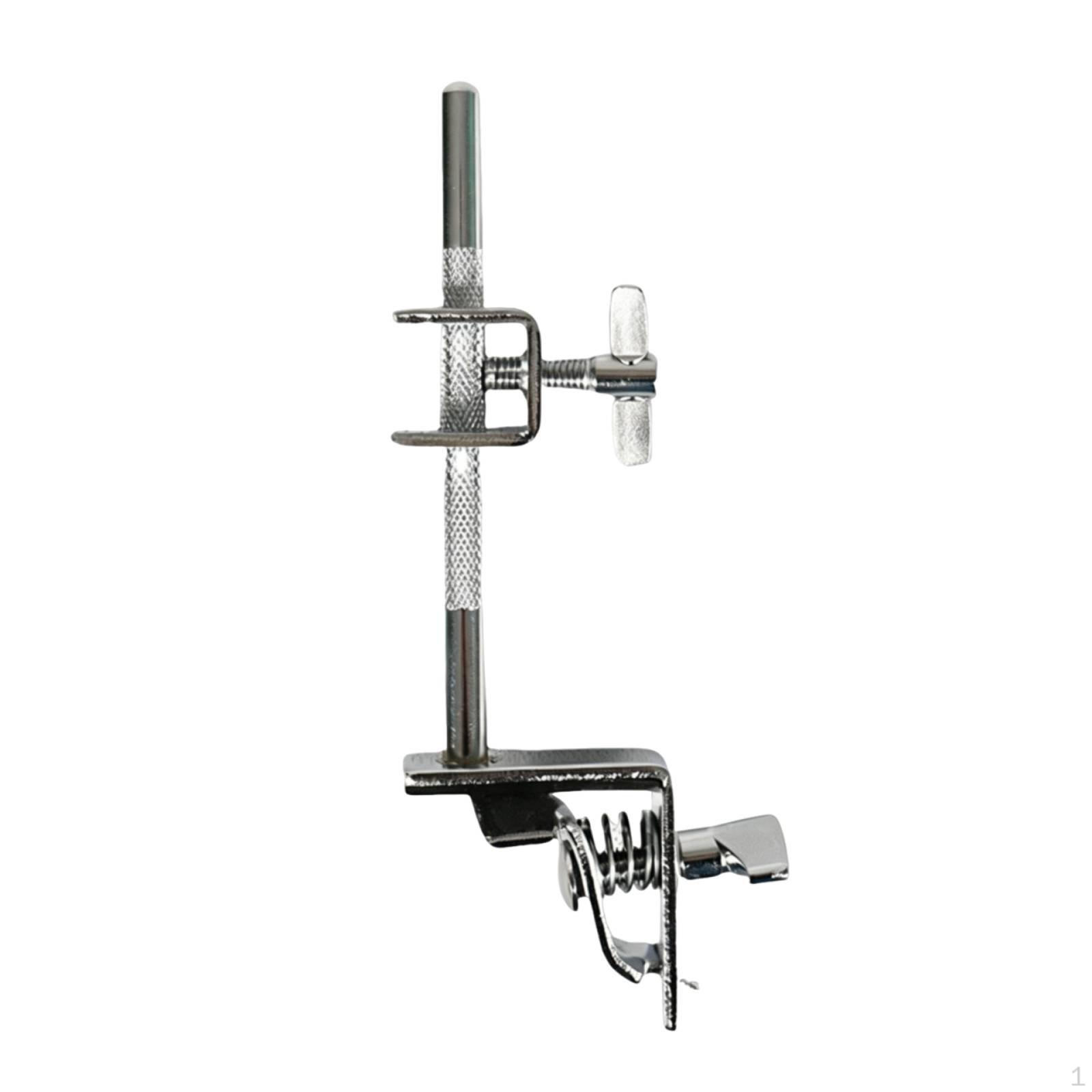 Cowbell Clamp Easy Install Drum Mount Adjustable Percussion Rack for Drummers,