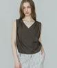 Your Two-Way Shirring Blouse / Brown