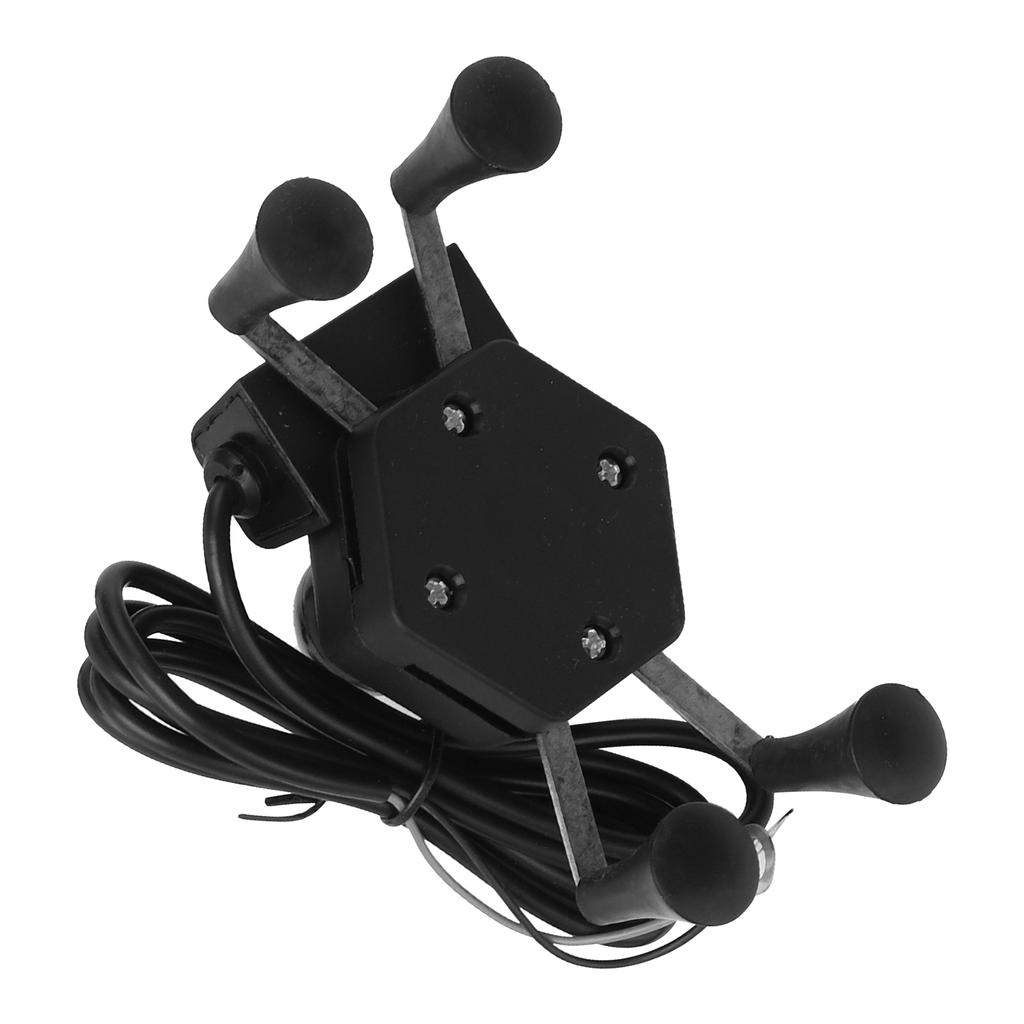 Motorcycle Phone Mount Bracket Scooter X?Shape Phone Holder Support Kit Bike Accessory