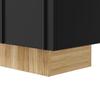 Modern sideboard cabinet with 4 doors, large storage space and clear U-shape structure, for living room & dining area, 160×75×38 c