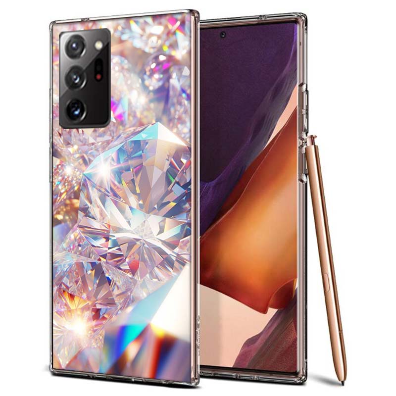 Shining and Dazzling Diamond Gemstones Phone Case for Samsung A55 A35 A25 A15 A07 A05S A16 A17 A26 A36 A37 A56 A57 Galaxy Note 2