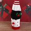 Santa Clause Wine Bottle Decorative Case Cloth Wine Bottle Accessories  Table