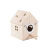 Rainproof Wood Bird House Large Space Bird Nesting Box Practical Birds Breeding Box  For Bird Cage