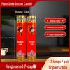Ghee Oil Candle for Taoist Temple: 7-Day Smokeless Cylindrical Lamp