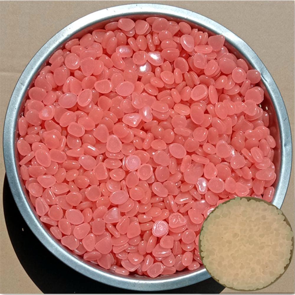 500Pcs Glow Fish Tank Luminous Stones Colorful Flowerpot Decorative Stone Garden Pebble  Night