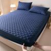 Waterproof Quilted Mattress Protector with Small Checkered Design