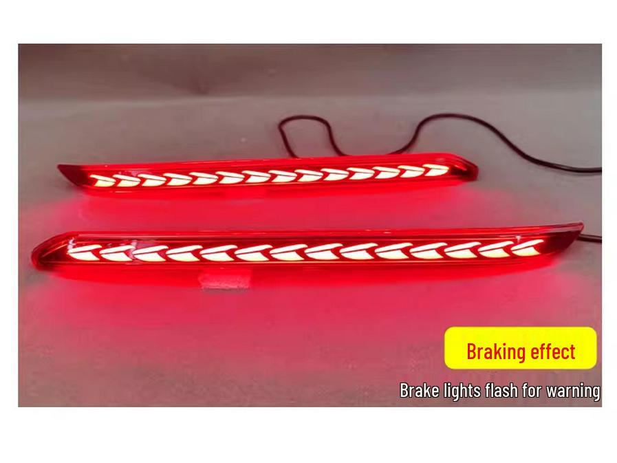 Dedicated LED Brake Warning, Turn Signal, and Pilot Light for Modifying the Rear Bumper Reflector of Bin Yue L 25 Models.
