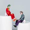 Joker Car Ornament Pvc Action Figure With Removable Mask For Vehicles