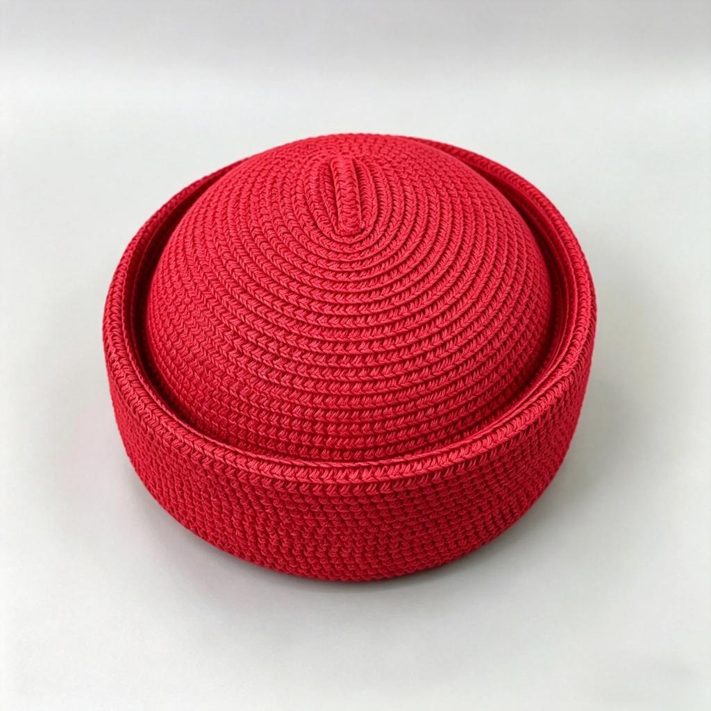 French Beret Hat Women Straw Cap Summer Circle Woven Sun Hat Church Derby Party Hostesses Pillbox Hat Millinery Fascinator Base