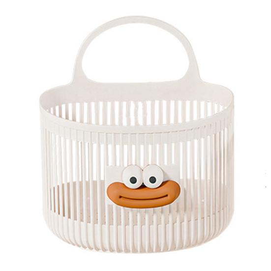 Hanging Basket Wall Mounted Bathroom Storage Basket Moisture-proof Storage Basket for Kitchen Dormitory Bedside Bedroom