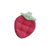 Polka Dot Strawberry Coaster Heat Resistant Kawaii Anti-Scalding Mat Washable Korean-Style Fabric Coaster Photography Props