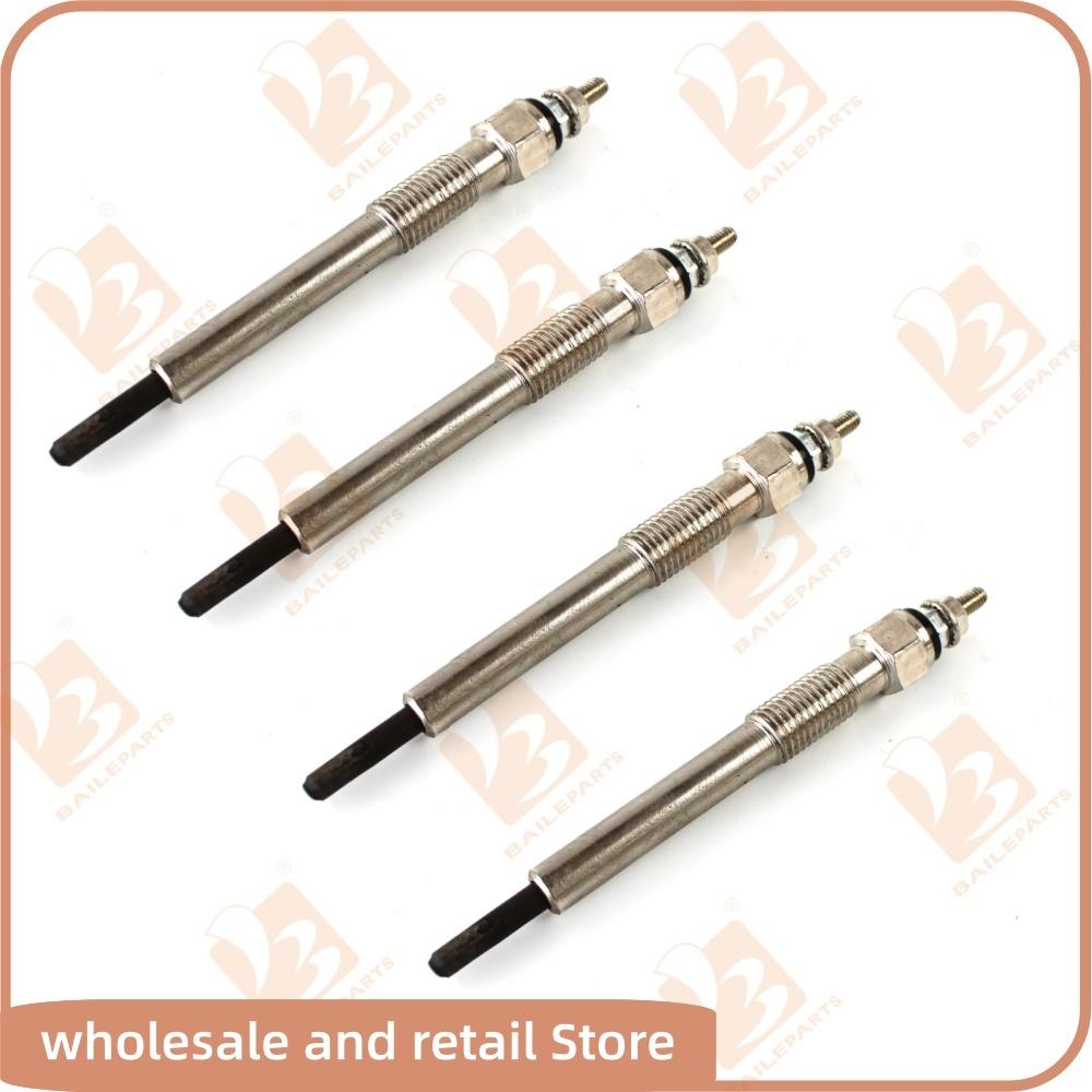 4PCS of Glow Plug 3TNV88 4TNV88 For Yanmar Engine 4TNV88-K5FD 4TNV88-BPHB 4TNV88-XWL 4TNV88-N5FA Car Engine Parts Replacement 4PCS