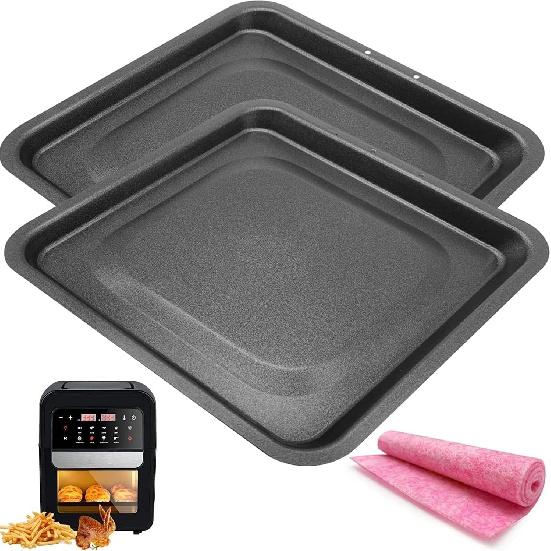 Поддон для сбора масла и крошек ALJ для аэрофритюрницы-духовки Gourmia 14QT All in One Digital, 2 шт. Премиальный поддон для сбора масла и крошек для аэрофритюрницы Gourmia