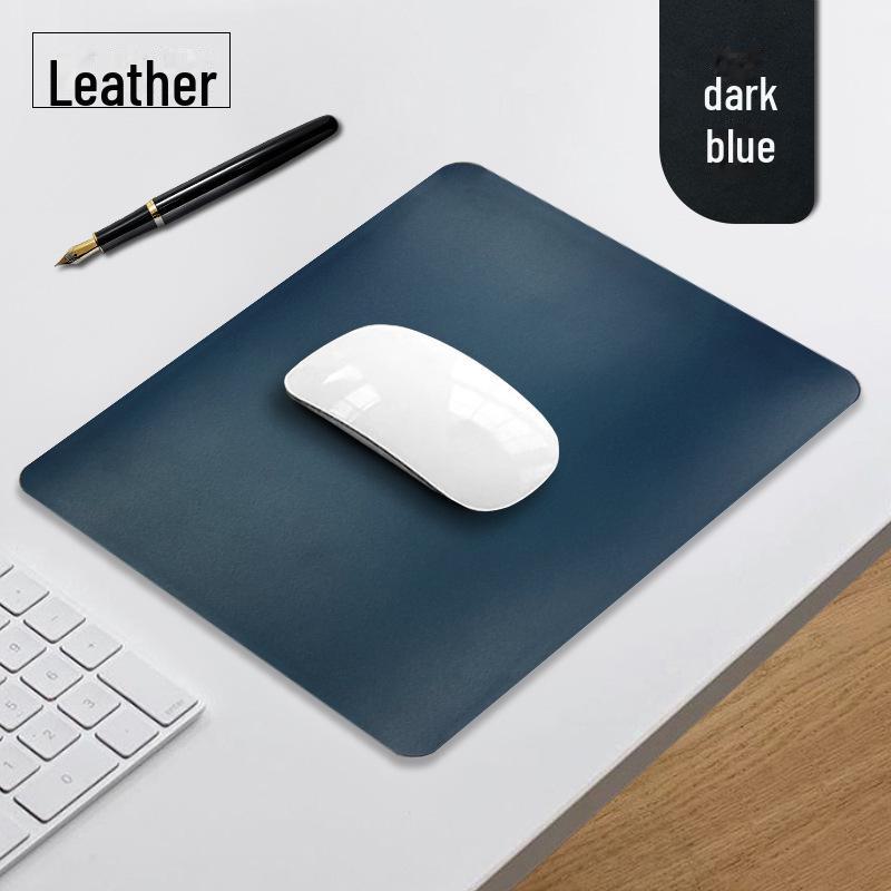 High-Quality White PU Leather Mouse Pad: Dirt-Resistant, Printable, and Round Design