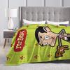 Mr Beans Warme Weiche Decken Reise Plüsch Überwurf Flauschige Außen Flannel Bettdecke Sofa Bettbezug