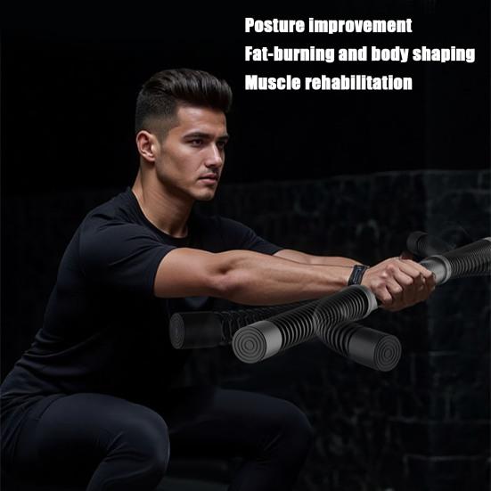 1 Paar Touwloze Battle Rope Mannen Vrouwen Armoefenaar Cardio Spierkrachttraining Draadloos Trainings Touw Home Gym Fitnessapparatuur